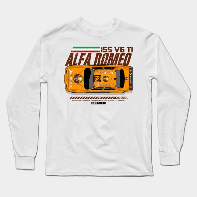 DTM - 155 V6 TI - CarCorner Long Sleeve T-Shirt by CarCorner - Automotive Artwork